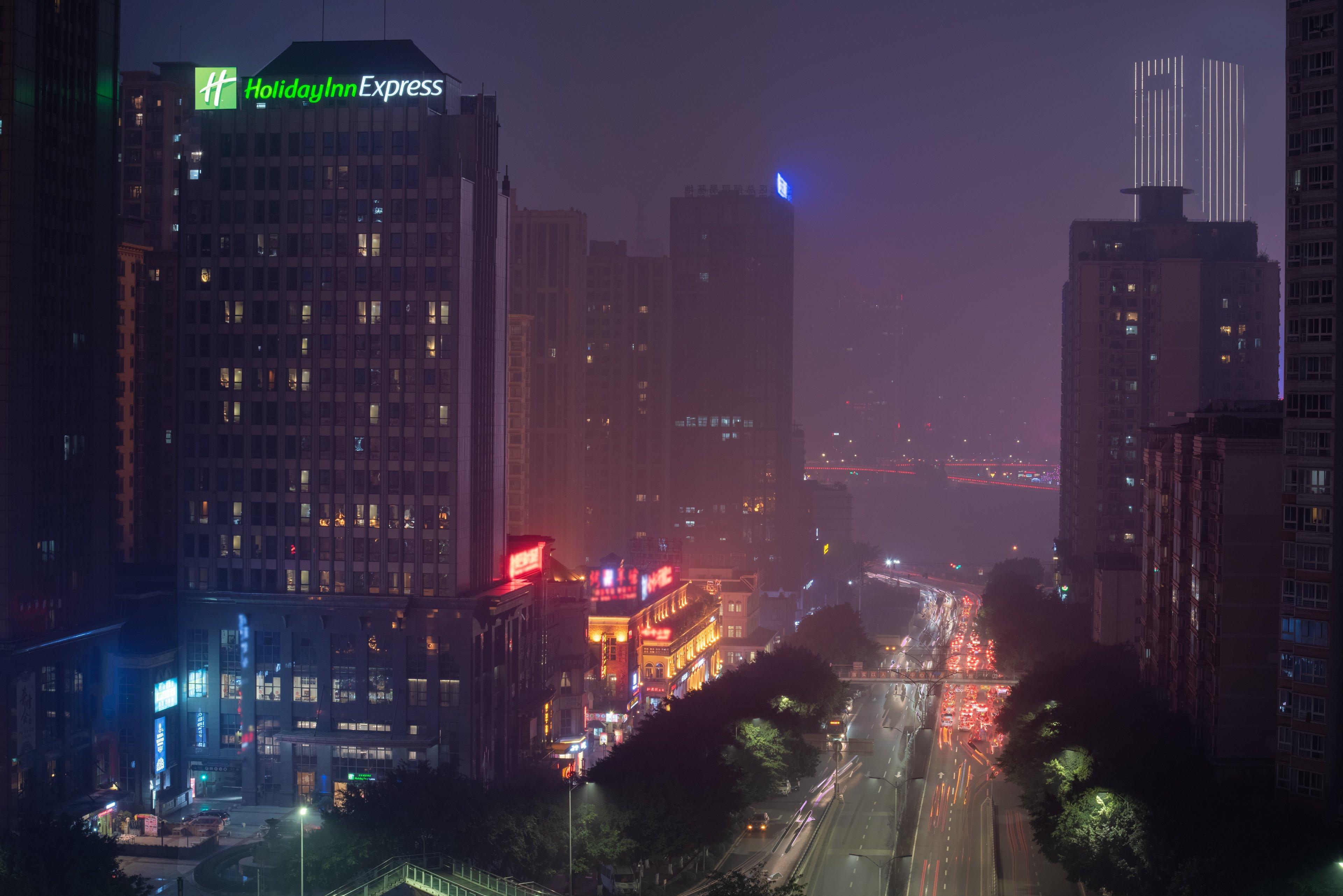 Holiday Inn Express Chongqing Guanyinqiao By Ihg Zewnętrze zdjęcie