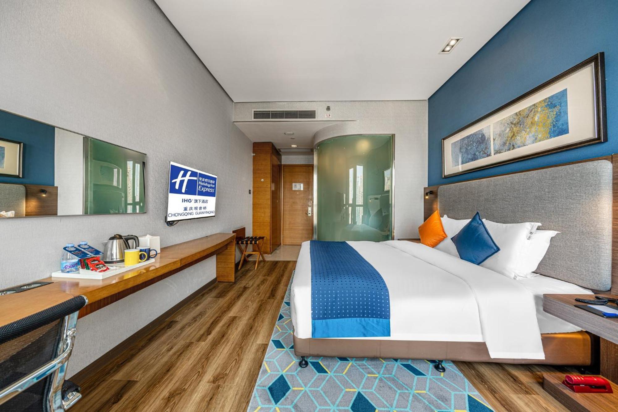 Holiday Inn Express Chongqing Guanyinqiao By Ihg Zewnętrze zdjęcie
